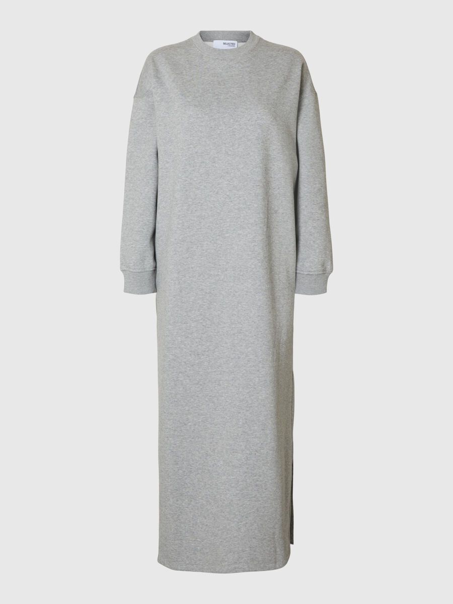 Gia Ankle Dress - Light Grey