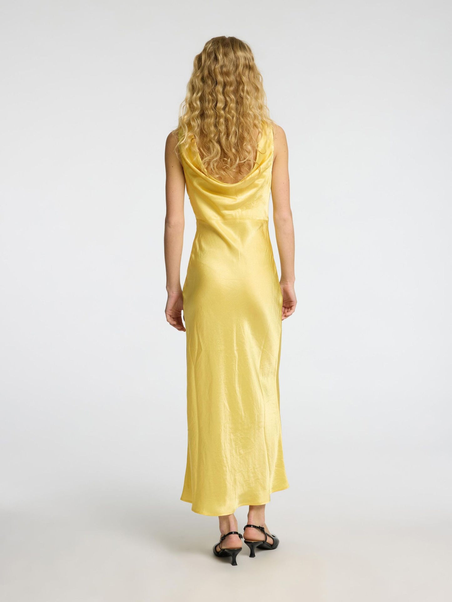 Selene Cowl Back Midi Dress - Sundress