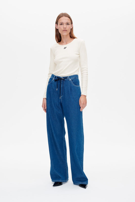 Nanny Jeans - Light Worn Denim