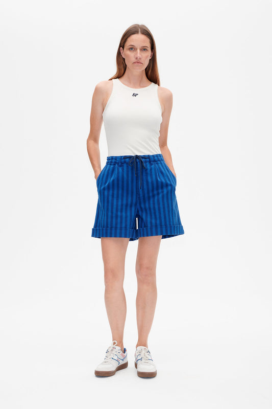 Nessa Shorts - Blue Depths Stripe