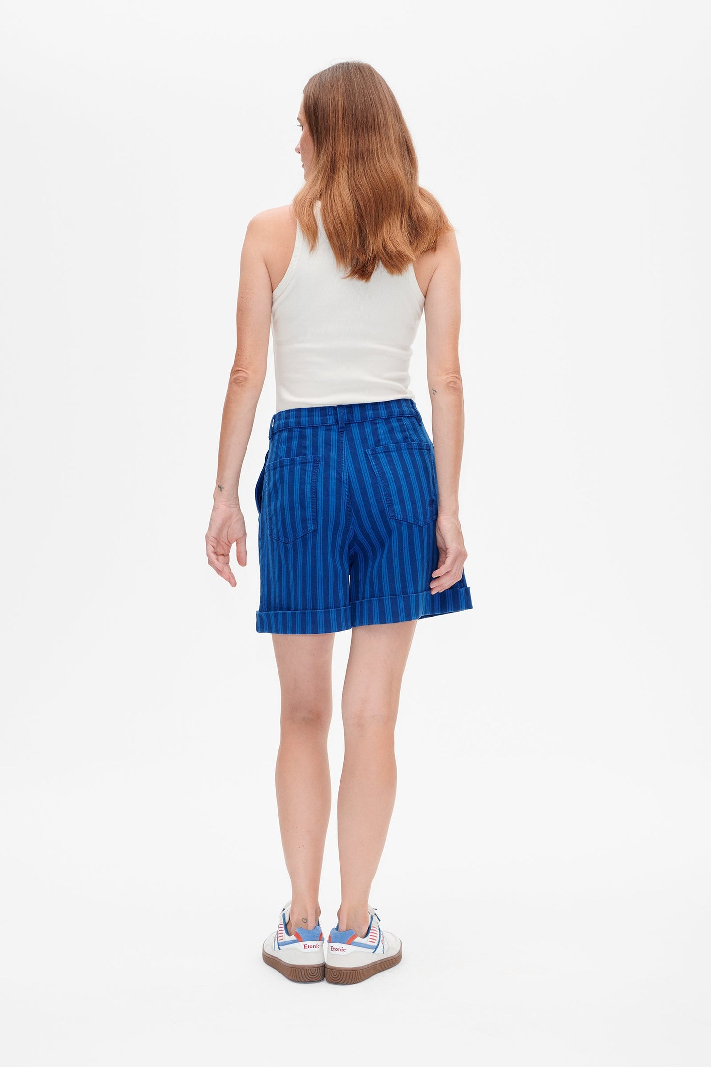 Nessa Shorts - Blue Depths Stripe