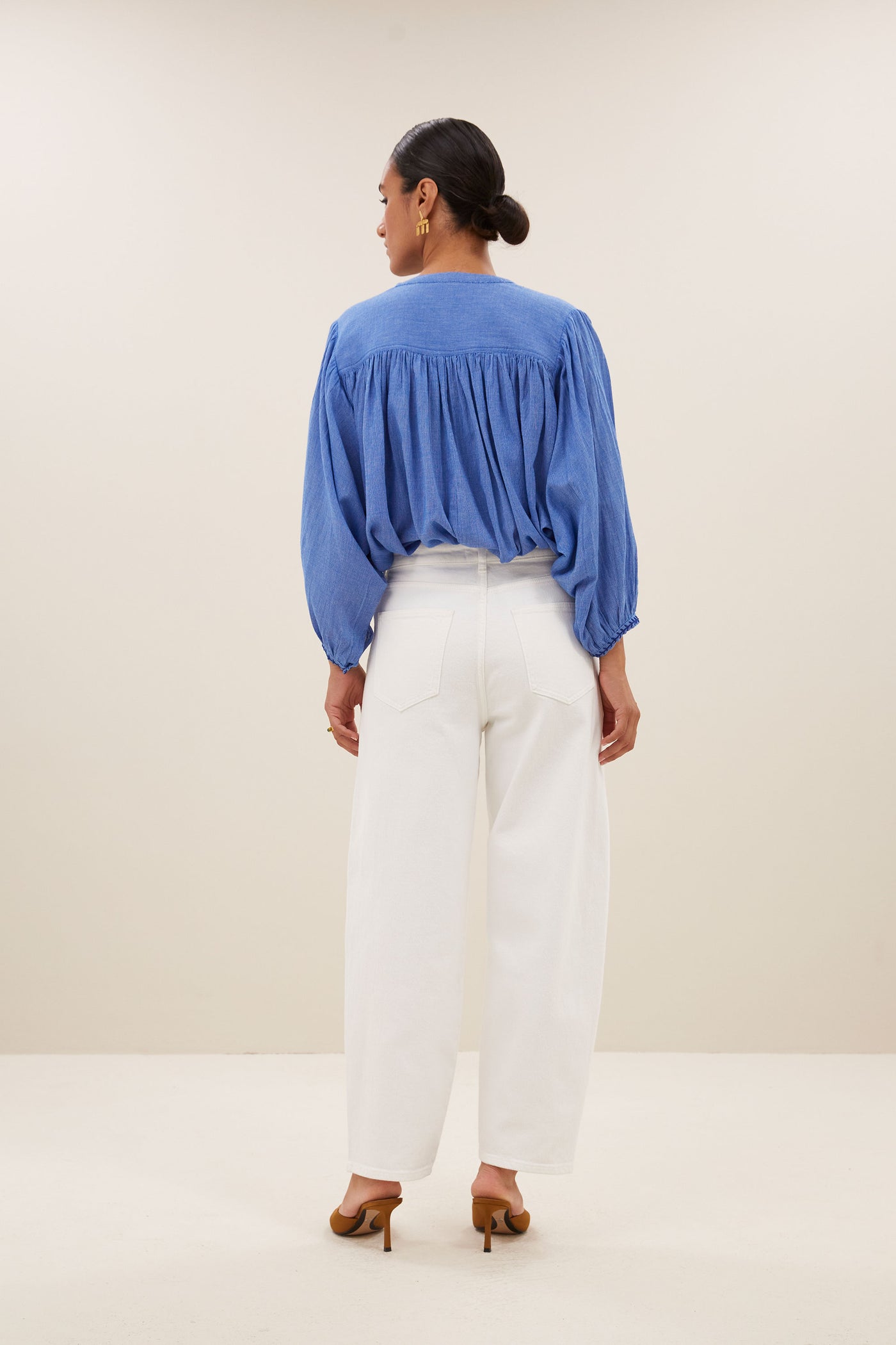 Becky Athia Blouse - Sapphire Blue