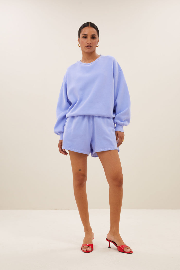 Bibi Natural Sweater - Violet Blue