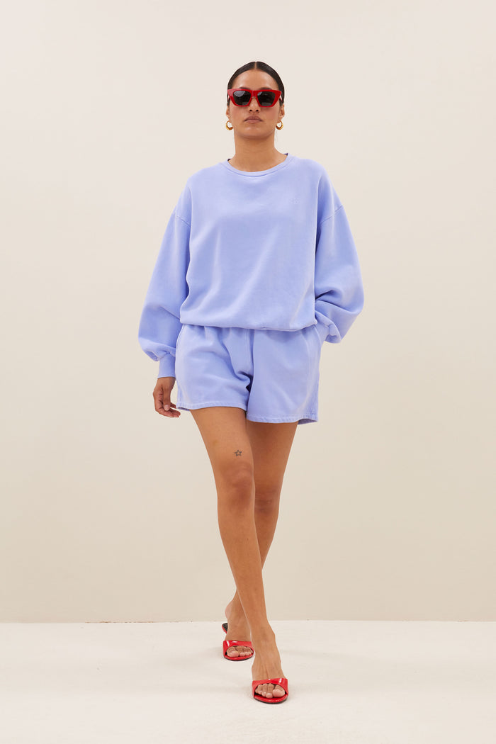 Bibi Natural Sweater - Violet Blue