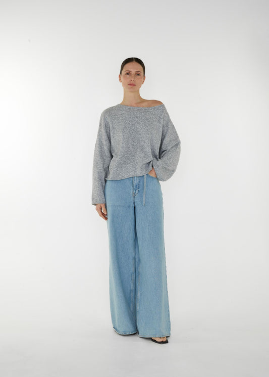 Calla Knit - Grey Melee