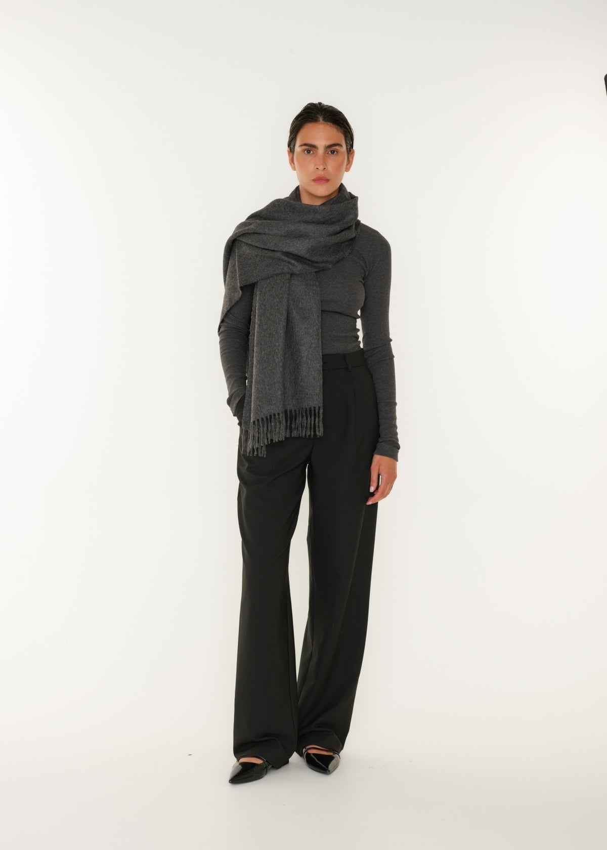 Lima Scarf - Dark Grey