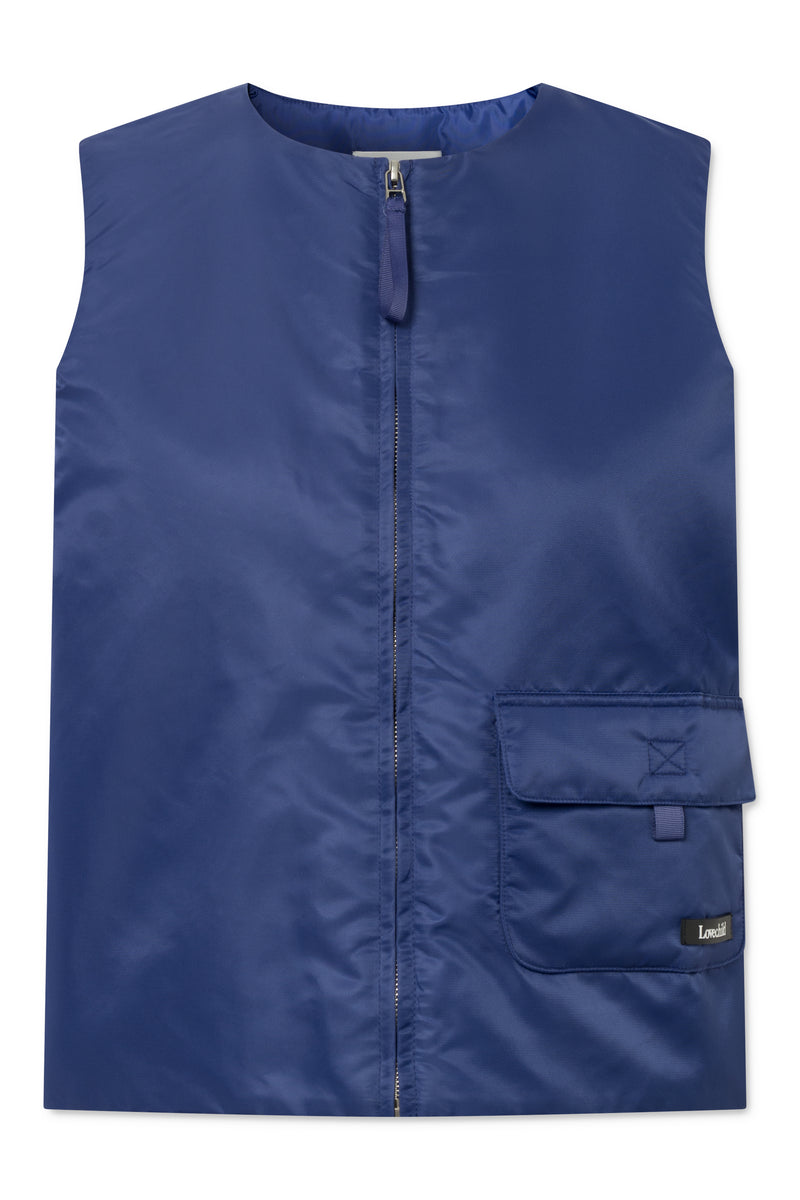 Halle Vest -  Peacoat