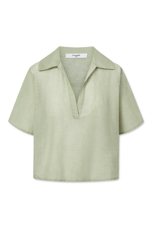 Lenette Blouse - Tea Green