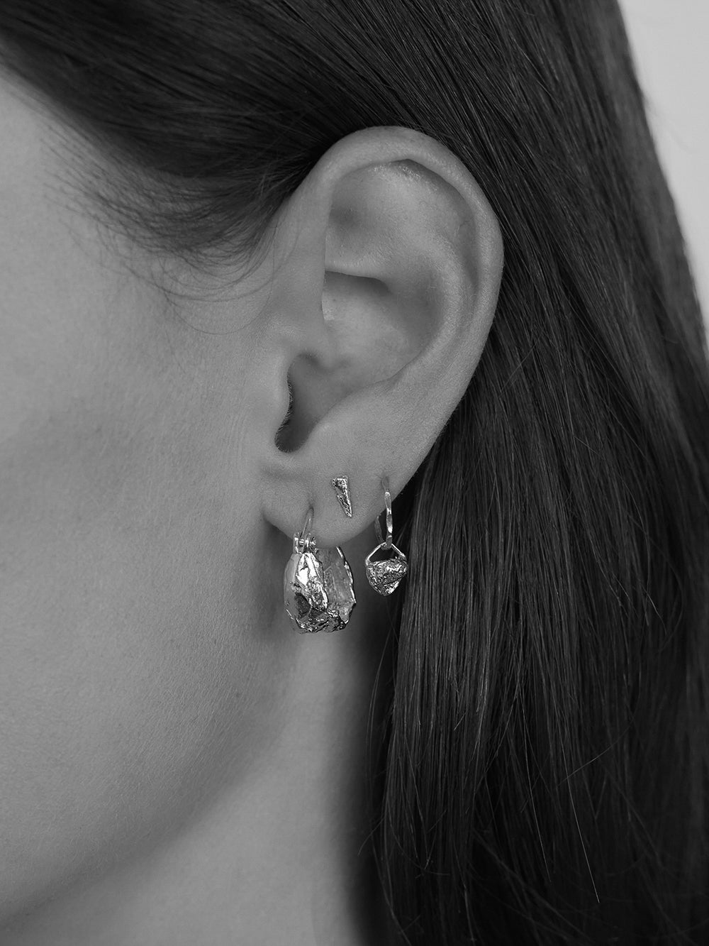 Earring - No Games Silver