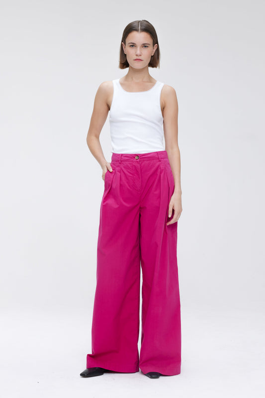 Pansmokey Pants - Fuschia