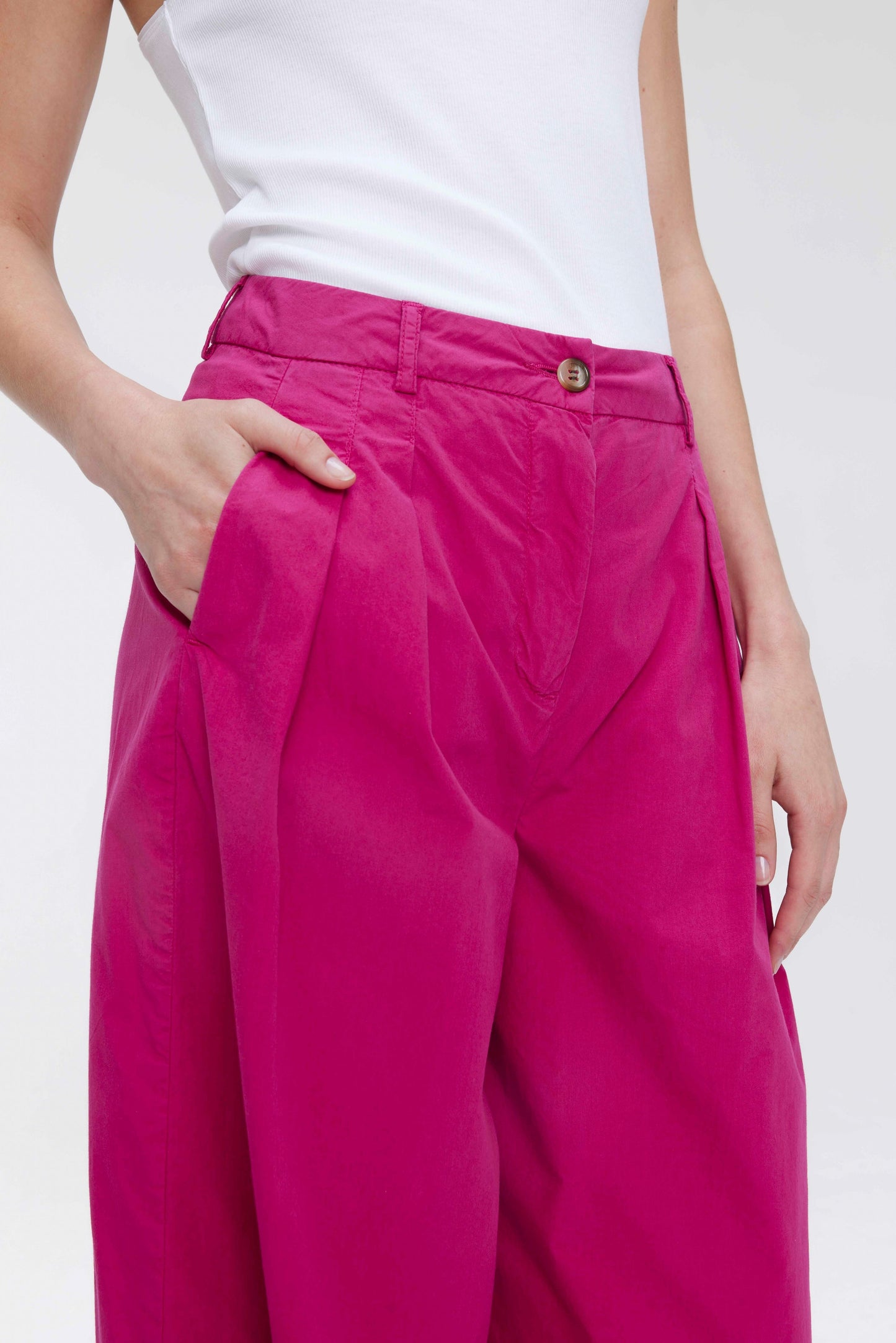 Pansmokey Pants - Fuschia