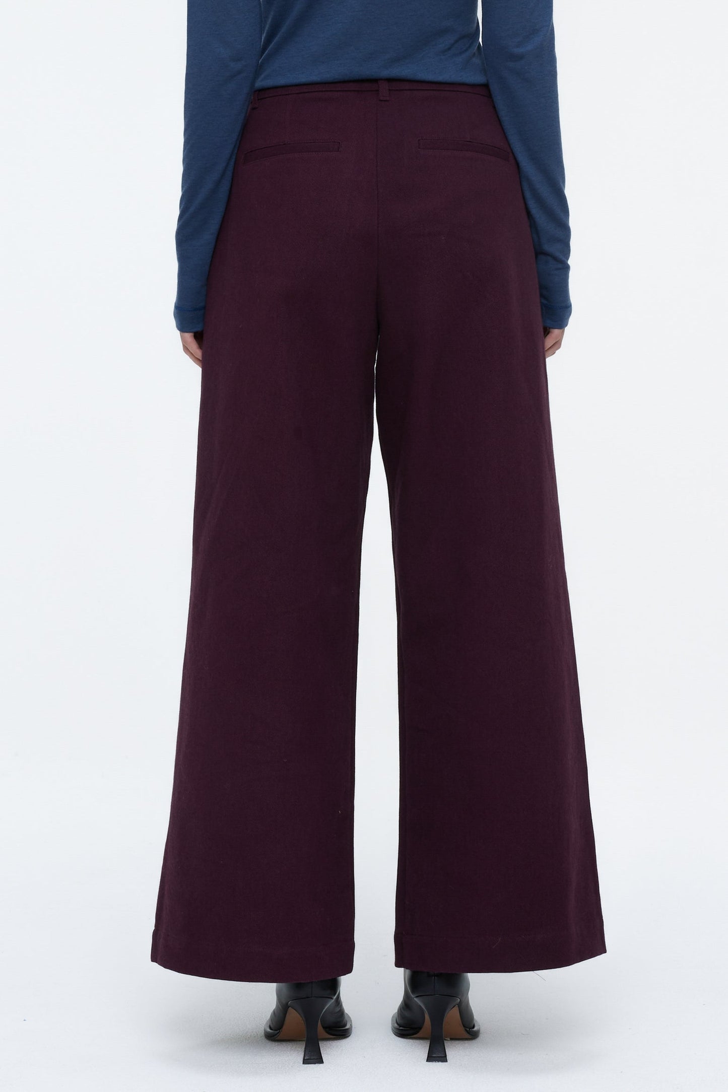 Pansmokey Pants - Burgundy