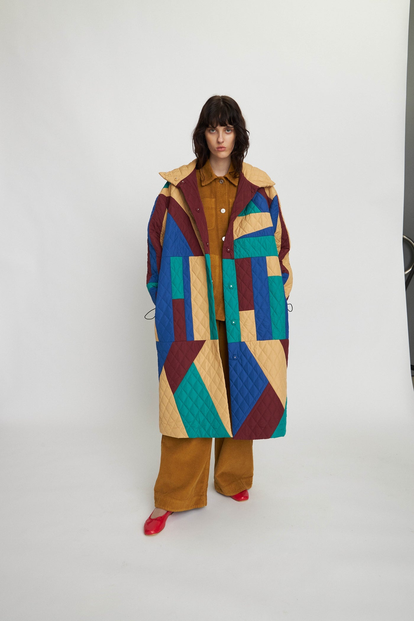 Patchwork Coat - Multicolour