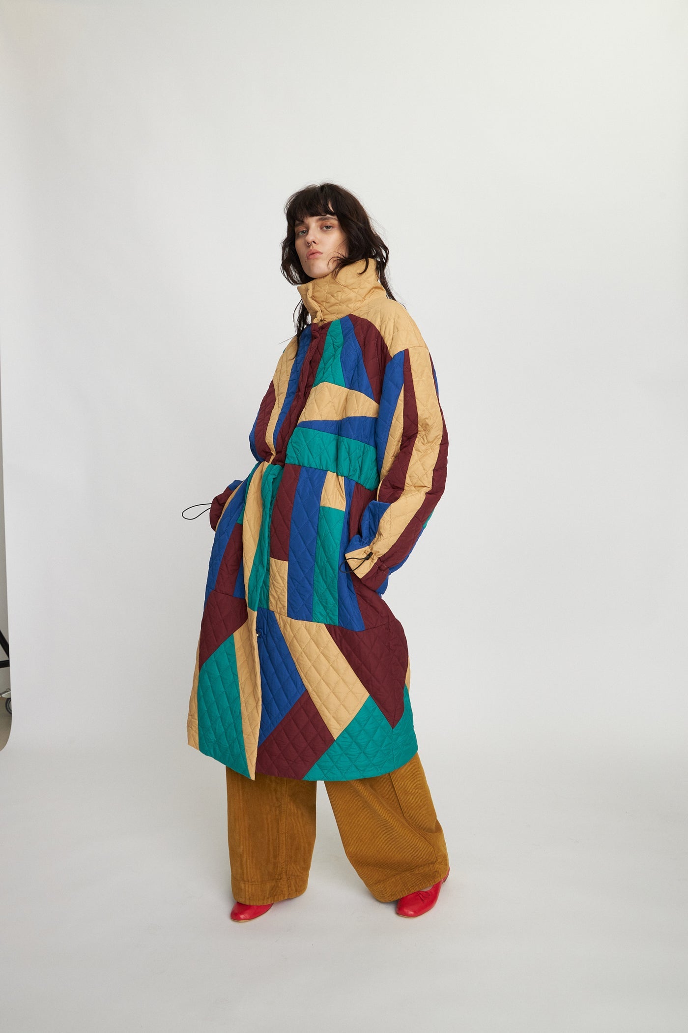 Patchwork Coat - Multicolour