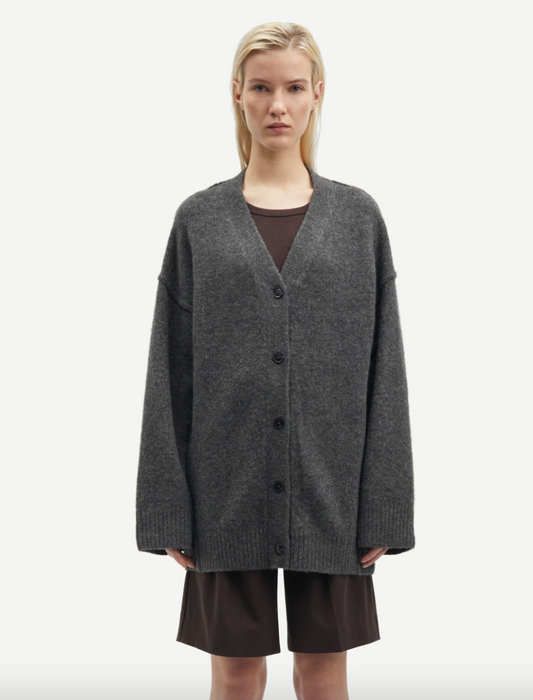 Saceleste Cardigan -  Black Oyster