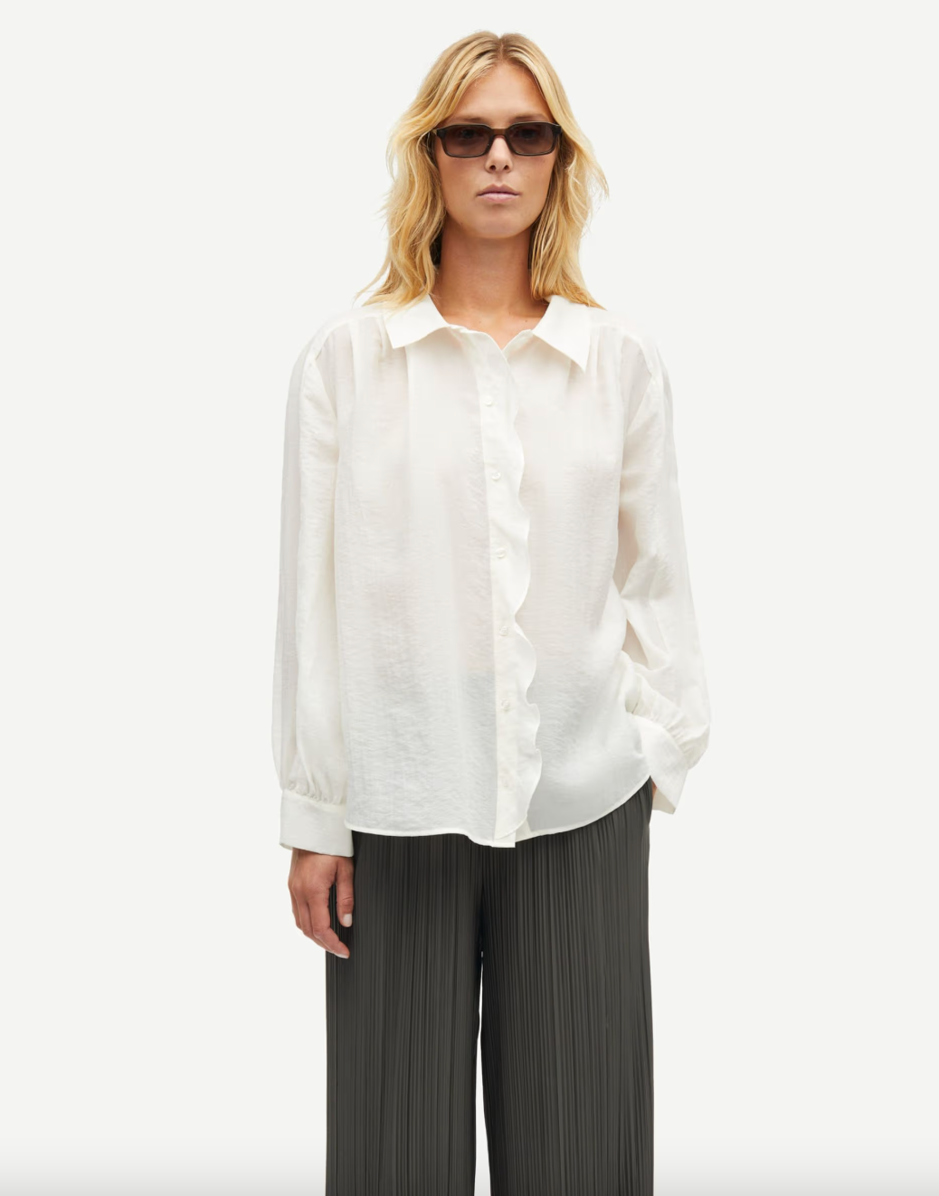 Sathistle Blouse - Egret