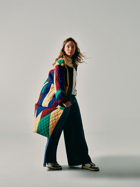 Patchwork Coat - Multicolour